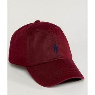 『BAN'S SHOP』POLO Ralph Lauren 小馬 logo 棒球帽 高爾夫球帽 休閒帽 深棗紅 英國購回