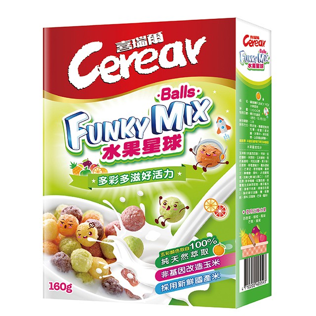 【喜瑞爾】Funky Mix 水果星球 160g│福壽官方