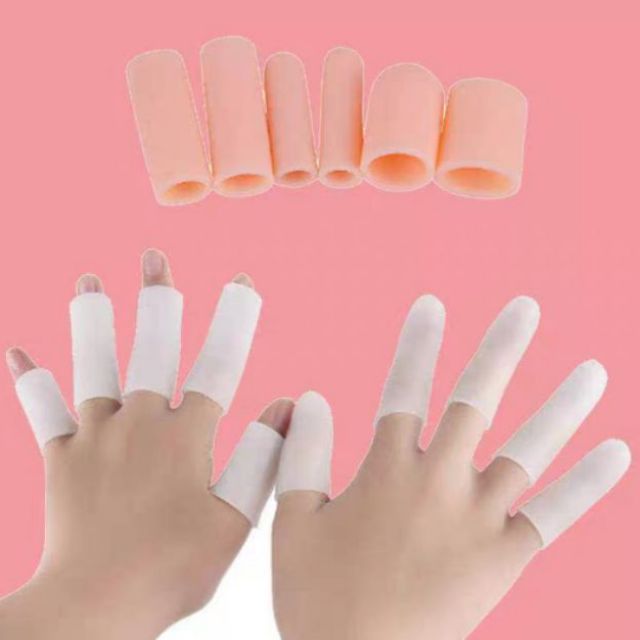 三色 傷口防水 矽膠指套 耐磨 加厚手套 指套 受傷手指  指頭套 指護(一16)