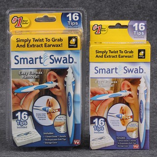 現貨+預購 TV熱賣Smart Swab軟矽膠頭旋轉式耳朵清潔器 $150