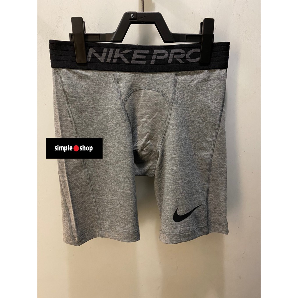 【Simple Shop】NIKE PRO 緊身 籃球 訓練 健身 排汗 短束褲 運動短褲 灰 BV5636-085