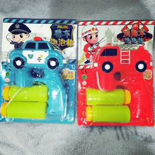 ⭐️現貨出清⭐️可愛消防車/警車泡泡槍