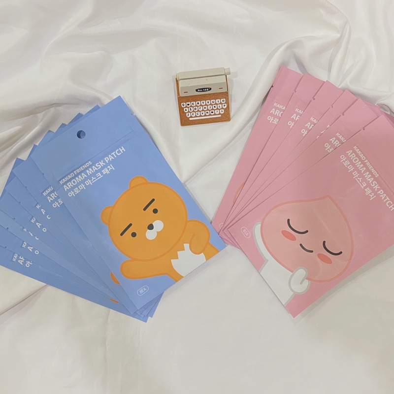 (韓國已斷貨)𝑴𝒊𝒍𝒂 韓國站 Kakao Friends 萊恩口罩貼 桃子口罩貼 香氛口罩貼