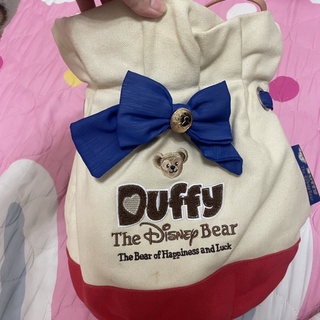 迪士尼Duffy達菲熊水桶包帆布包
