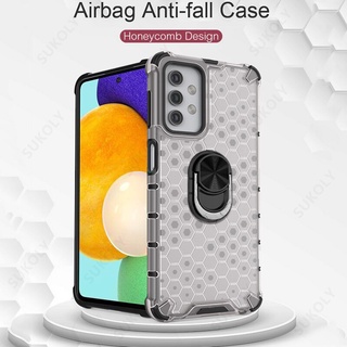 SAMSUNG 三星 A11 A31 A21 Plus Ultra Airbag Armor 蜂窩環支架支架手機殼三星