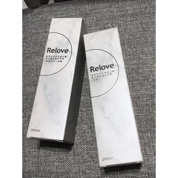 2瓶Relove私密衣物蛋白酵素去漬抑菌手洗精，過期品（徐若瑄代言）