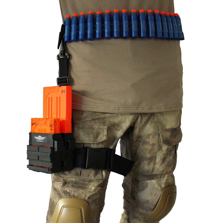 🈣 特價 NERF 彈夾專用 戰術綁腿彈匣快拆 快拔 6發 12發 22發(生存 遊戲 改裝 子彈 球彈 玩具