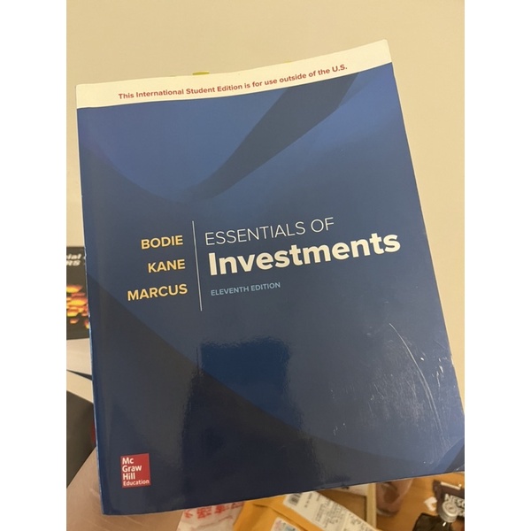 ESSENTIALS OF Investments