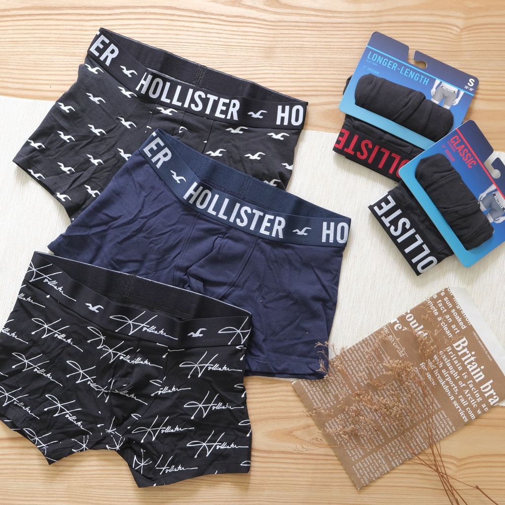 【Ayllon】Hollister 海鷗 男版 單件 熱銷款 四角 內褲