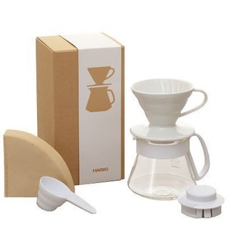 Hario 手沖組 【 HARIO 濾器+咖啡壺組合】(濾器+咖啡壺)同色系紀念款 Hario v60 VDS