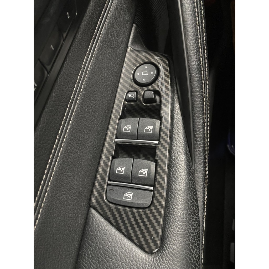 BMW 5系 水轉碳纖飾框 G30 G31  ( 車窗按鍵 面板 ) 按鍵 開關 520 530 540 550 M5