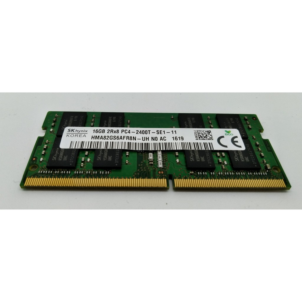 SKhynix 16GB 2Rx8 PC4-2400T DDR4 SODIMM (二手良品)
