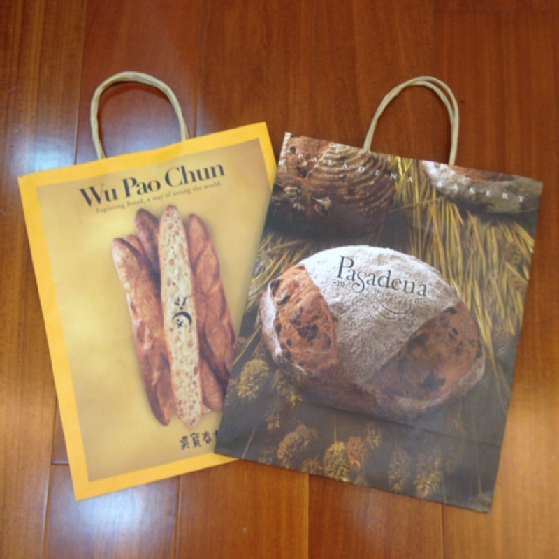 吳寶春手提袋/麵包袋/Pasadena 麵包/紙袋/收納袋/禮物袋/購物袋/精品食