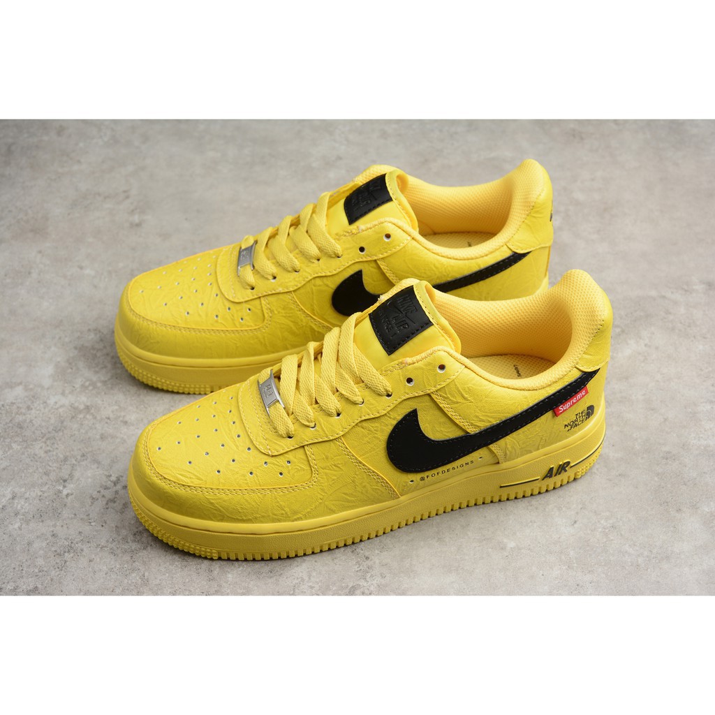 supreme air force 1 yellow