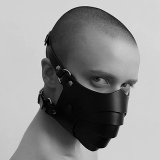 立體口罩飾品 🇹🇼現貨口罩裝飾朋克機車亞文化個性防風防塵口罩裝飾品內置可替換口罩濾芯 非一次性口罩面罩