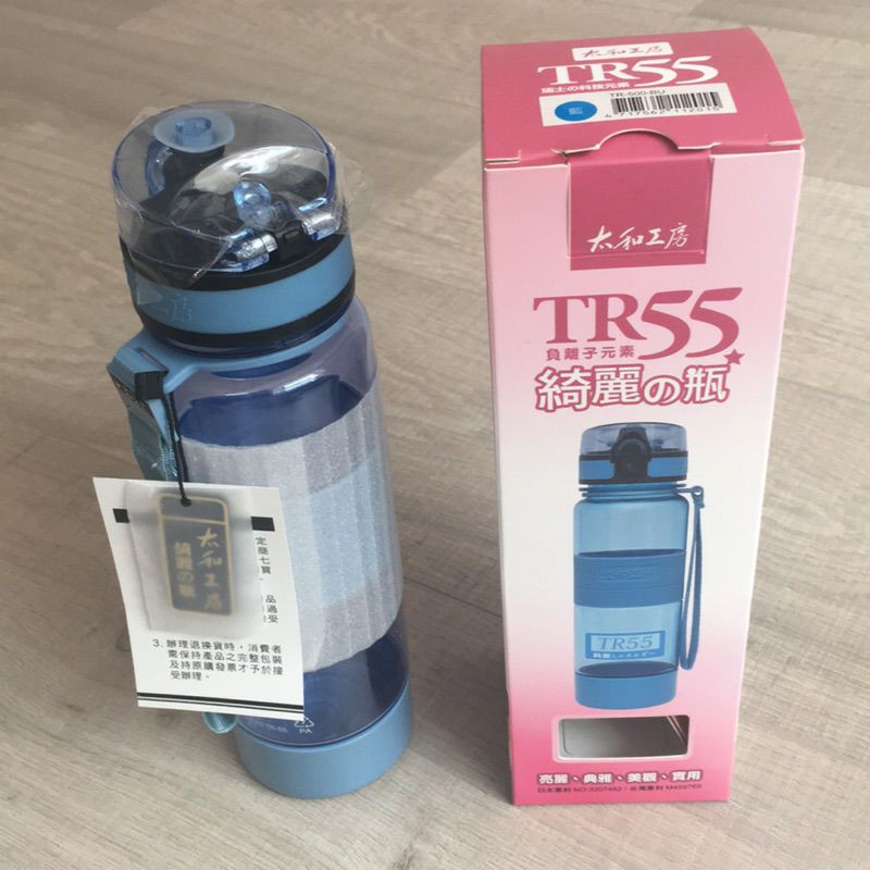 [全新轉賣] 太和工房負離子水壺 TR-500N (500ml) (藍色) 原價$750
