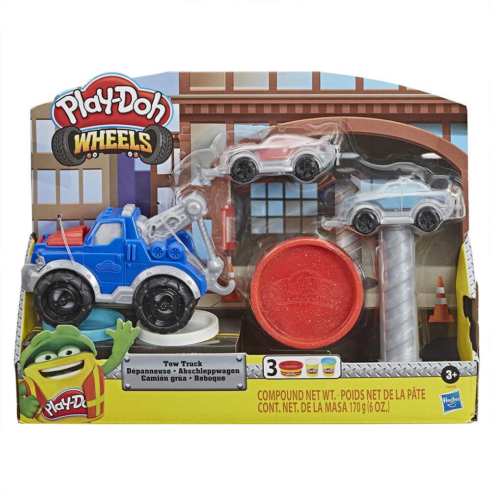 [TC玩具] play-doh 培樂多 車輪系列 拖車遊戲組 工程車 原價499 特價