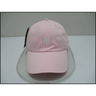 MLB 美國大聯盟 洋基隊 棒球帽 老帽 小logo 粉色 可調式 5762004-120