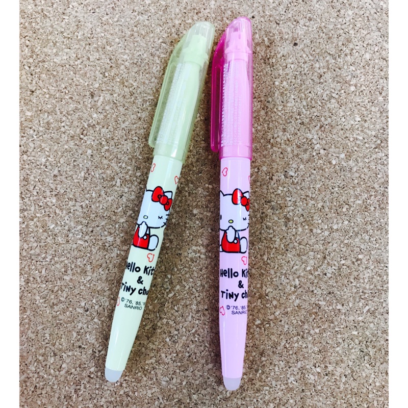 ［翹鬍子代購]日本 三麗鷗 kitty 螢光筆 擦擦筆 色筆 消失筆 筆