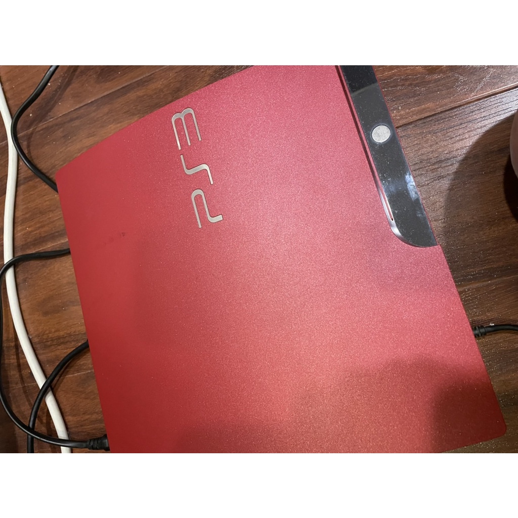 PS3 主機 紅色 一台主機 一隻手把 二受 過保 無任何線材 無盒裝 3007B 3007 320G