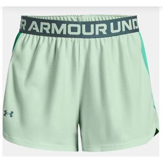 【UNDER ARMOUR】女式 UA Play Up 側邊網眼短褲（淺綠色、S號*2）－1366938