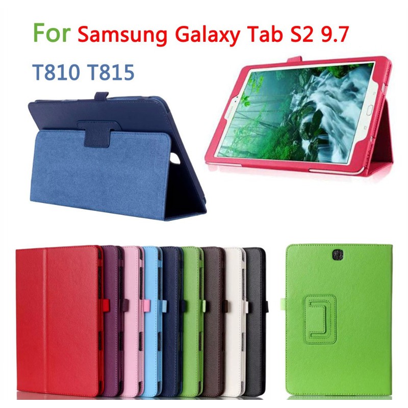 SAMSUNG 適用於三星 Tab S2 9.7 SM-T810 T813 T815 T817 T819 PU 皮革對開