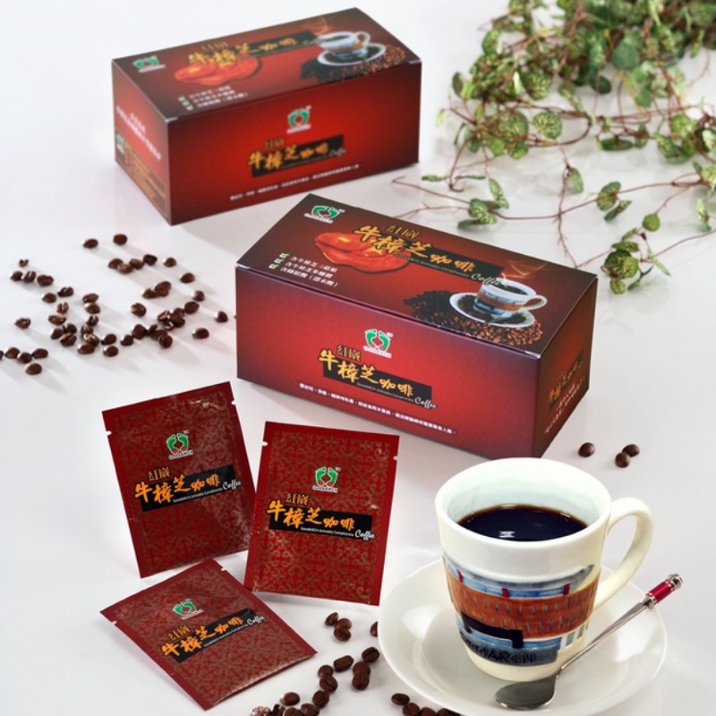 紅崴-牛樟芝咖啡30包/盒