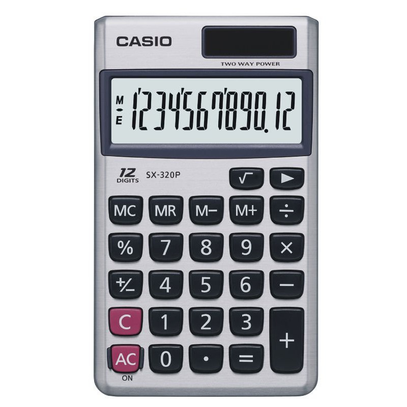 【真便宜】品質保證全新CASIO國家考試機型12位數計算機SX-320P~歡迎團購