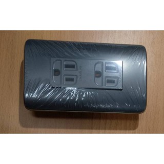 國際牌(2.0用)公司貨，現貨RISNA插座 WTRF15123HS 灰銀邊，二地插附蓋板，售價為插座主體加蓋板