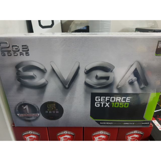 EVGA GeForce GTX 1050 GAMING 2GB GDDR5 ACX 2.0 (Single Fan)