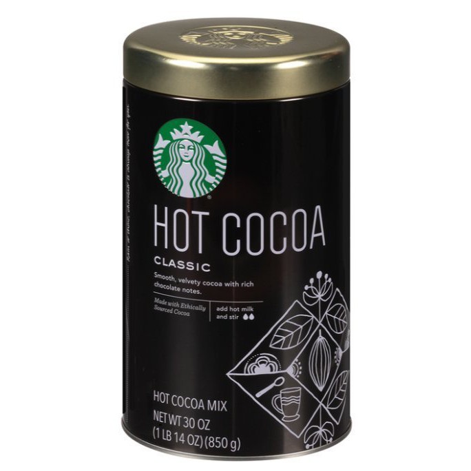 Starbucks 罐裝經典可可粉 850公克#776948