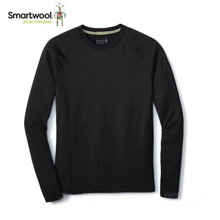 【SmartWool 美國】男性 NTS 150圓領長袖上衣 黑色美麗諾羊毛衣 S/M/L/XL SW014042001