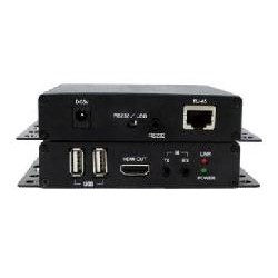 HDBT-100UR-PS   HDBaseT 100米網路延長器(HDMI+IR+USB/RS232)/凱文智慧影音