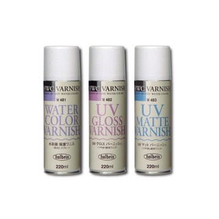 板橋酷酷姐美術 日本 Holbein 好賓 水彩抗黴保護凡尼斯 抗UV 220ml Watercolor Varnish