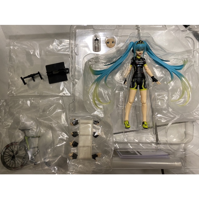 二手 日版 Max factory figma 307 2015 賽車初音 Team UKYO 應援 可動完成品