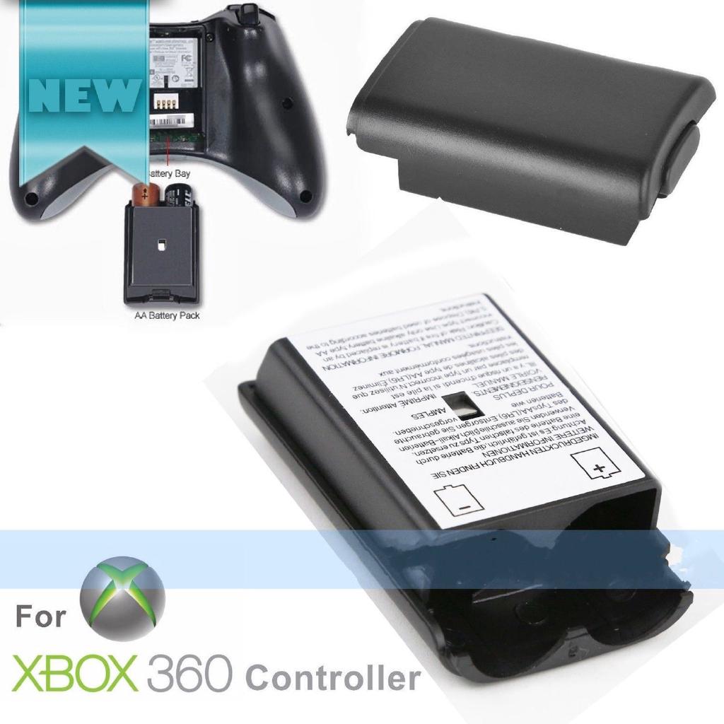 【手機配件館】Xbox 360無線控制器的白色/黑色電池座包蓋殼XBOX無線手柄盒