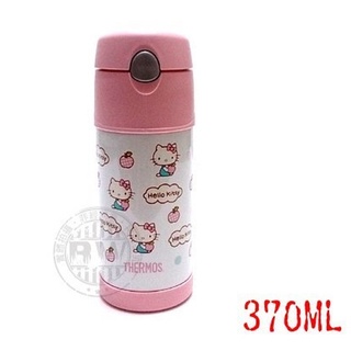 THERMOS膳魔師HELLO KITTY兒童保溫瓶350ml/370ml/400ml 保溫杯 水壺 幼兒學習杯