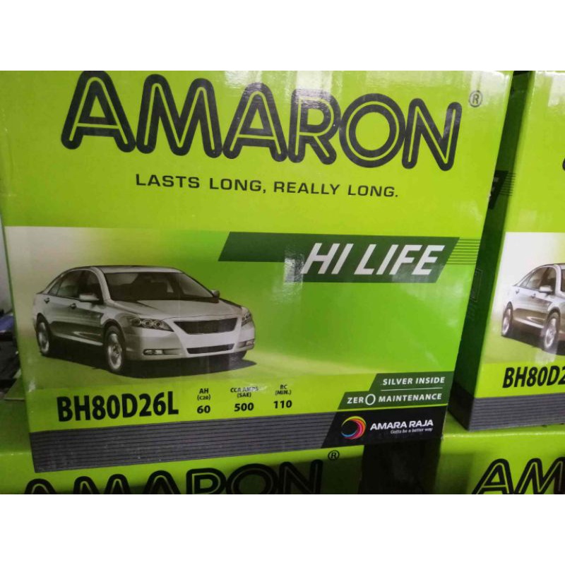 全新品愛馬龍AMARON銀合金汽車電池80D26L/ 80D26R,規格60ah同100D26L/R