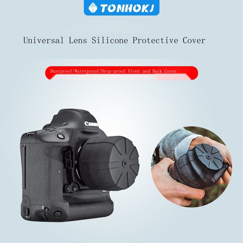 ◐相機保護套  62mm鏡頭蓋微單眼通用保護套矽膠索尼鏡頭蓋防水防塵防摔
