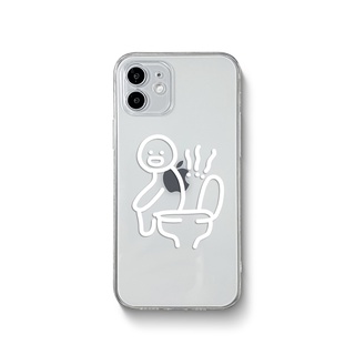 可愛簡筆畫適用iPhone華為小米vivo榮耀OPPO一加三星手機軟殼矽膠