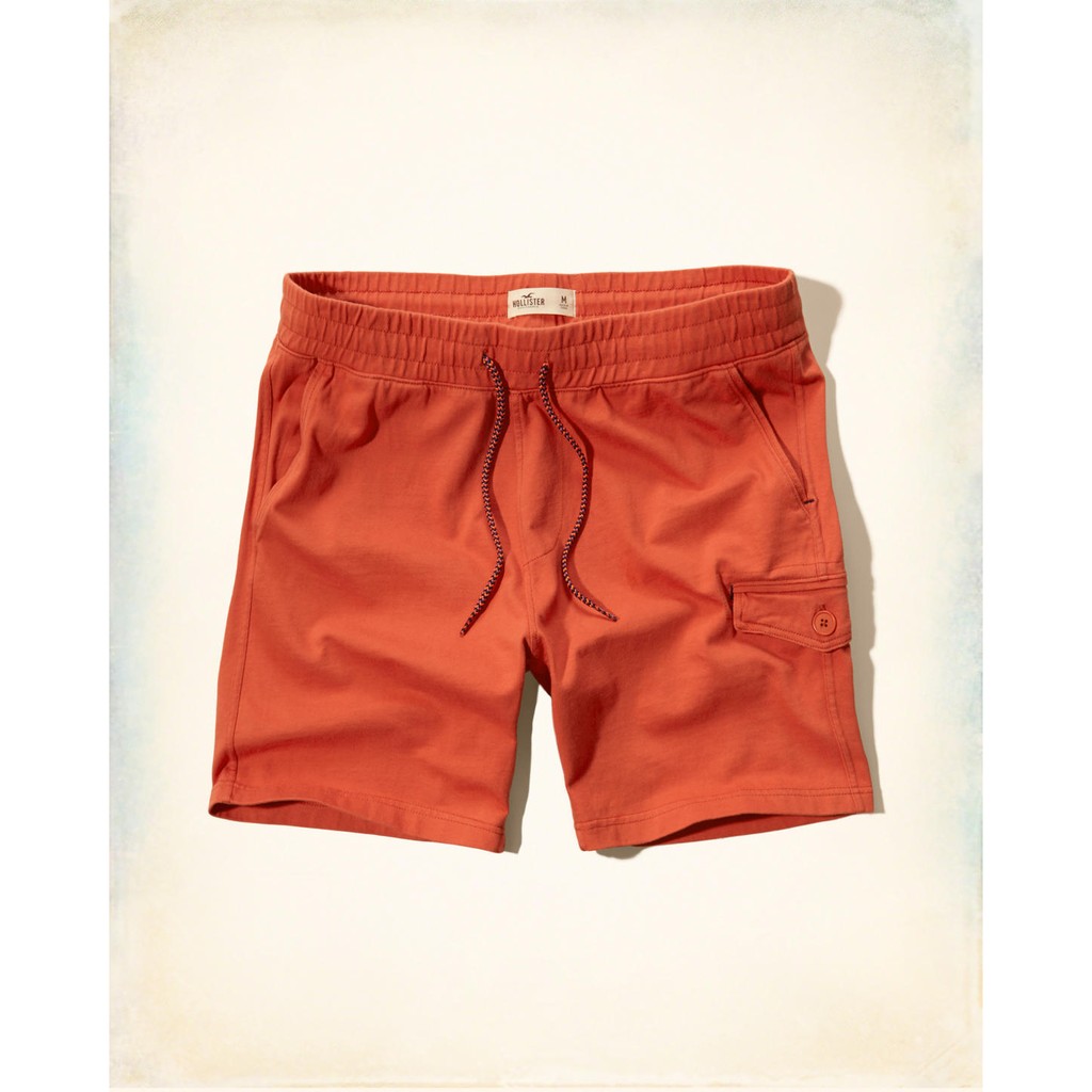 【天普小棧】HOLLISTER HCO Beach Prep Fit Jogger Shorts休閒短褲短棉褲慢跑褲L