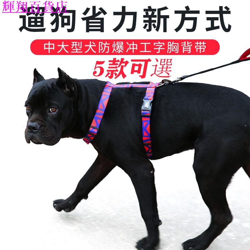 現貨 新款寵物狗狗胸背帶拉布拉多耐咬臘腸犬工字胸背中小型犬揹帶大型狗胸揹帶背心式胸背可調節大小耐磨