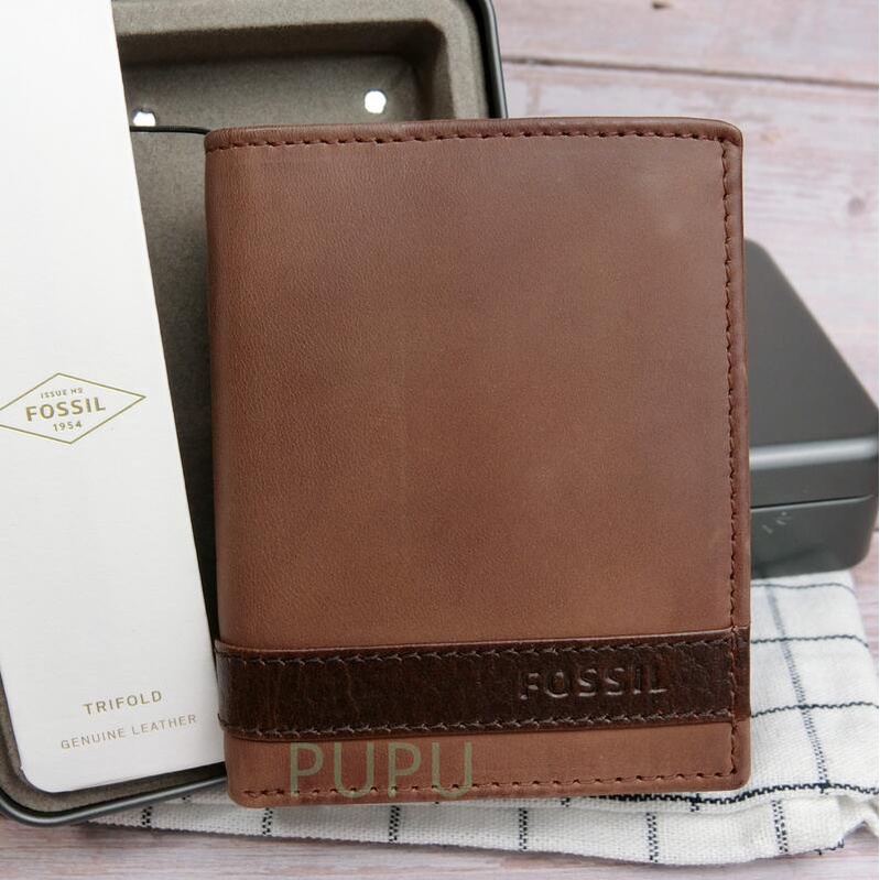 *PUPU屋* Fossil Quinn Trifold 三折 皮夾 短夾 ML3645200 &lt;全新 現貨&gt;