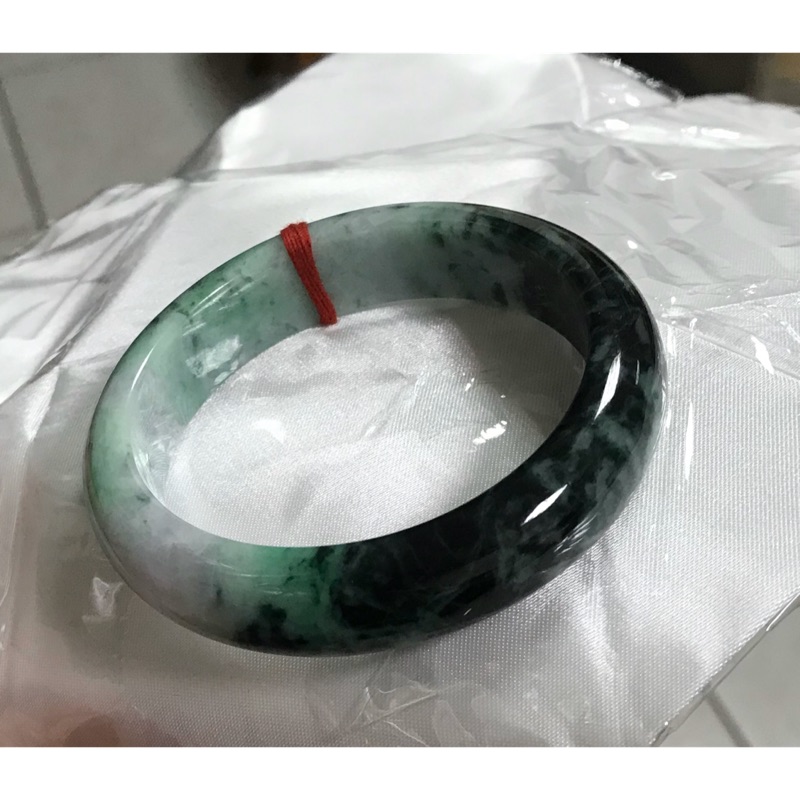 A貨緬甸玉花青玉鐲 17 7圍 自然光照片 蝦皮購物