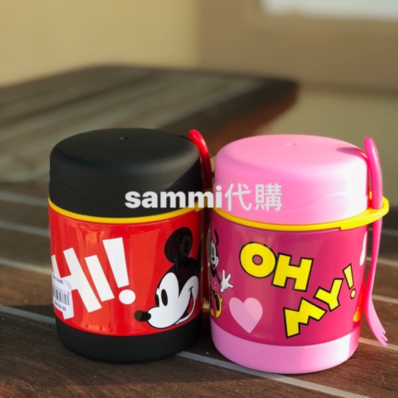 Sammi香港迪港迪士尼代購—米奇 Micky 紅色保溫壺