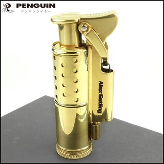 ☆福星煙具屋☆【PENGUIN】Alex Gatling-IMCO 1930年 2200復刻版燃油打火機(黃銅鏡面款)