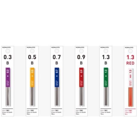 【現貨】KOKUYO 國譽 自動筆專用筆芯 0.3/0.5/0.7/0.9/1.3mm/筆芯 文具用品