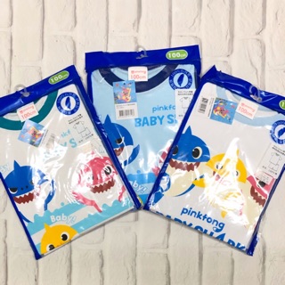 [純棉寶貝] 現貨 台灣正版授權 鯊魚寶寶 BabyShark 男童短袖套裝 純棉 居家 休閒睡衣 台灣製造 品質保證
