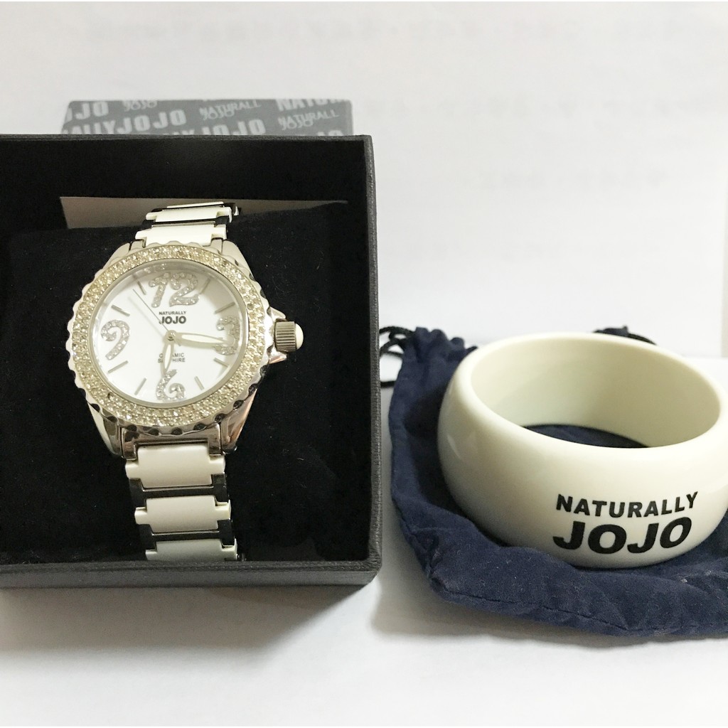 NATURALLY JOJO 陶瓷腕錶＋手環