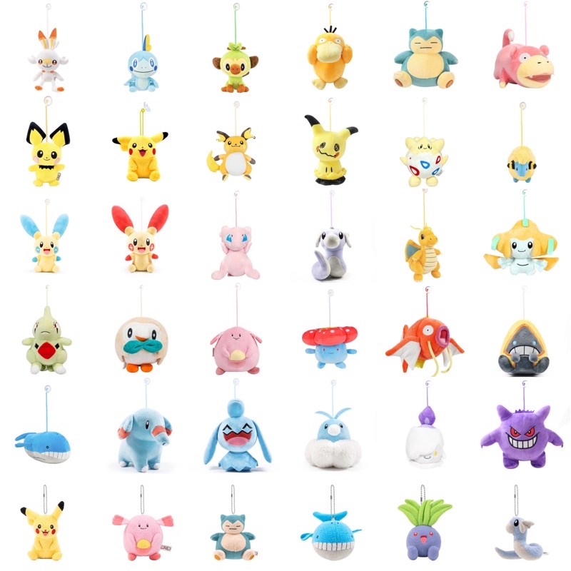 💐樂玩多 正版授權 寶可夢 皮卡丘 小鋸鱷 15cm 娃娃 隨身玩偶 6吋【全新現貨】